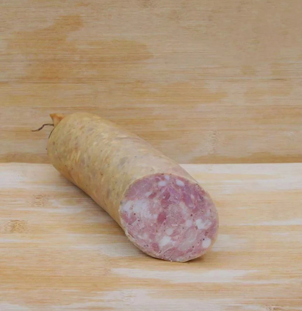 Saucisson à l’ail non fumé (Le kg)